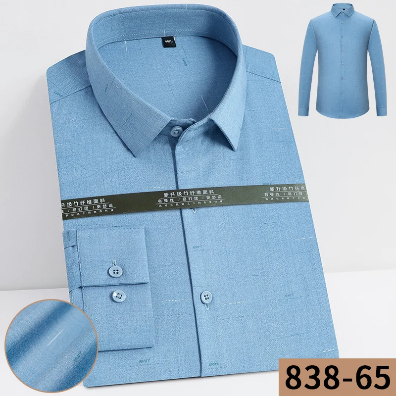 Casual Plaid Men's Shirts For Man Dress Shirts Long-Sleeve Regular-Fit Button-Collar Design Cotton Male Social Shirts Clothing