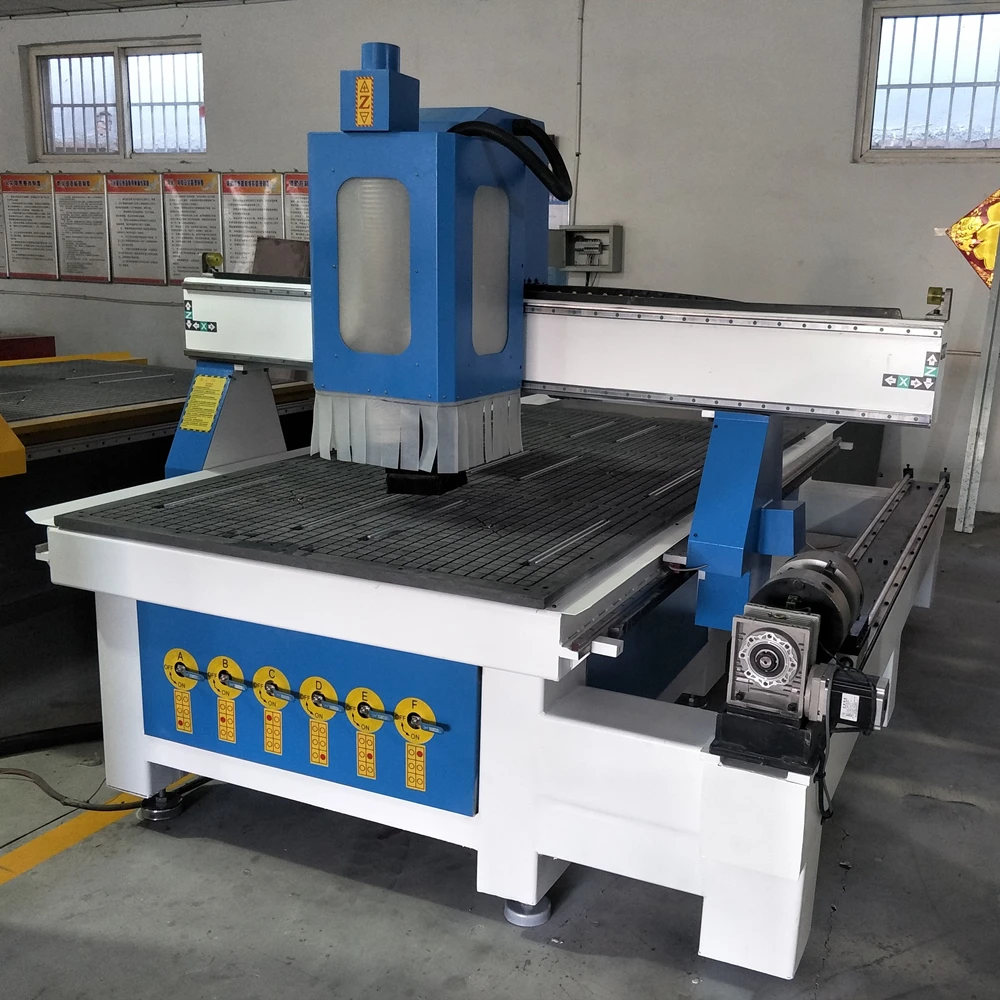 Оборудование для изготовления мебели фрезерный станок с ЧПУ 4 оси Фрезы 1325 машина