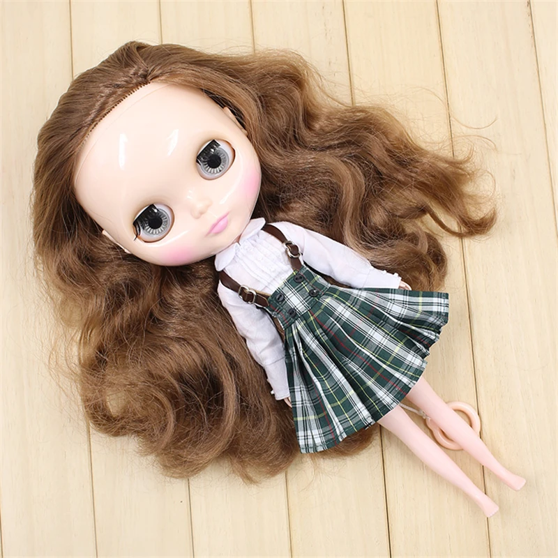 Кукольная одежда ICY DBS Blyth костюм для кампуса Униформа зеленое платье игрушечный