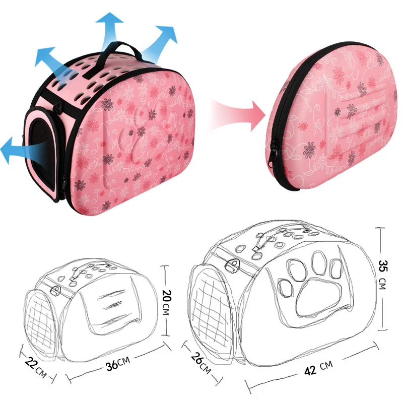 

Pet Carry Bag Portable Outdoor Cat Foldable Dog Travel Pet Bag Puppy Carrying Shoulder Dog Bags