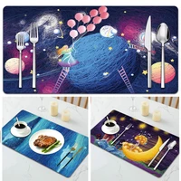 placemat kitchen tableware pad coaster ot mat cup mat durable anti skid table mat 30cmx60cm kitchen dinning table mats