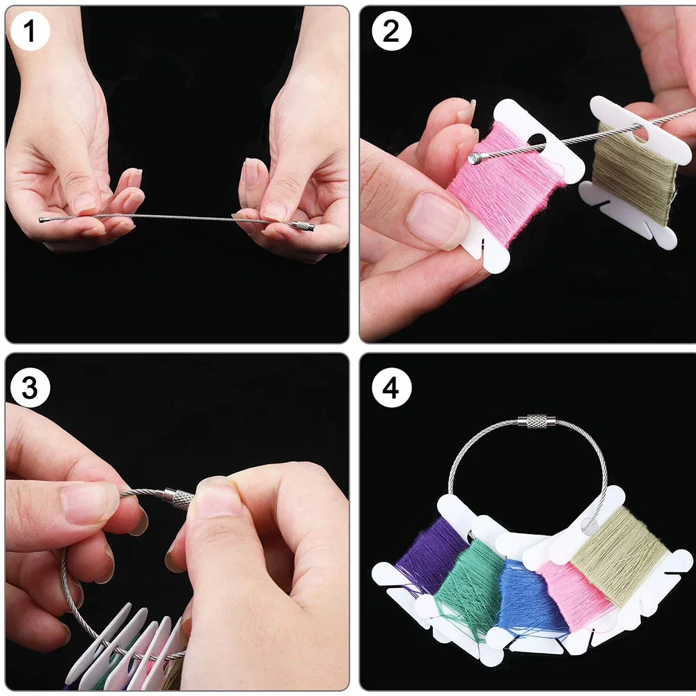 5 шт. держатель для шпульки из нержавеющей стали|Швейные инструменты и