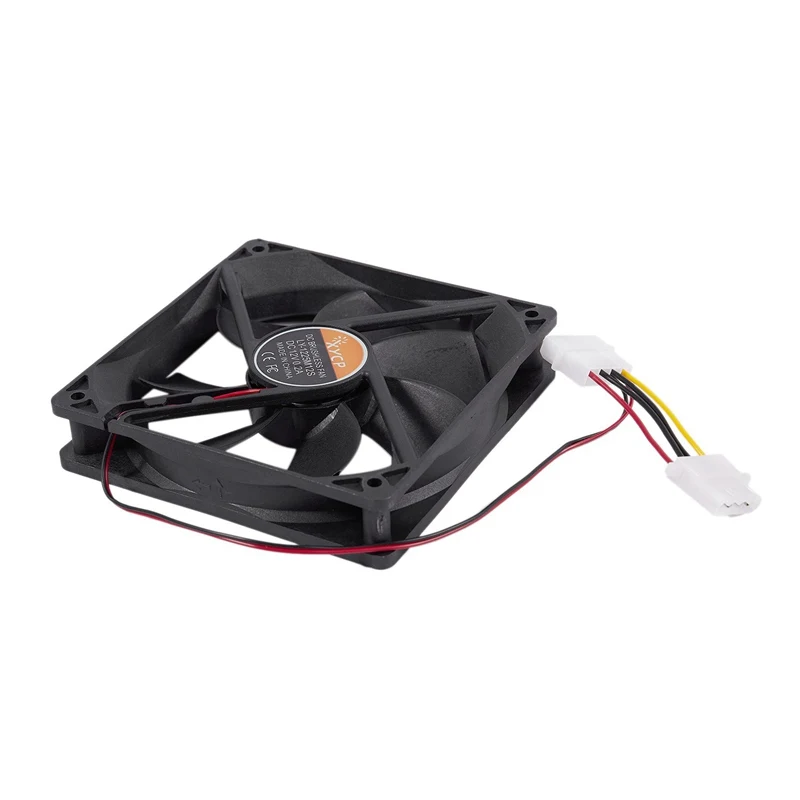 

PC Brushless DC 4 Pin Connector 7 Blades 12V 12cm 120mm Cooling Fan