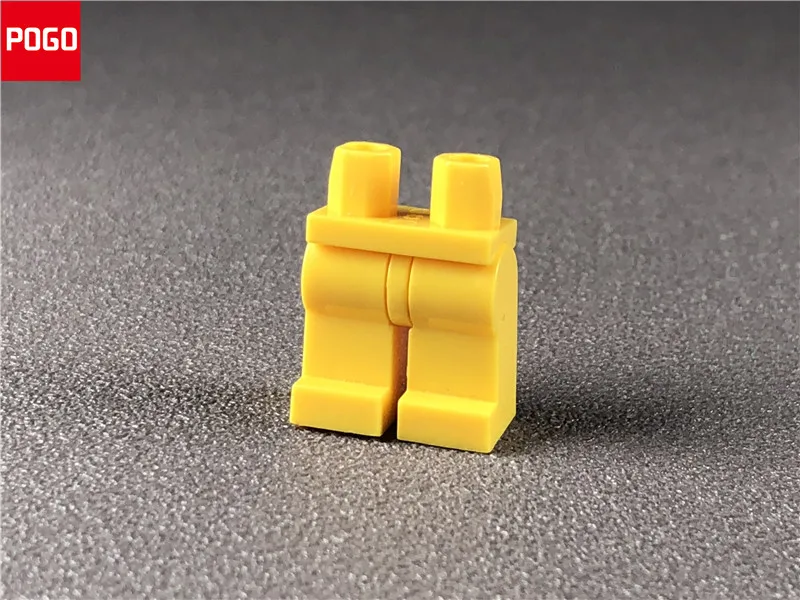 10 шт./лот кубики Moc hips модель фигурки Красочные Брюки DIY Развивающие строительные блоки мини куклы игрушки для детей Подарки - Цвет: yellow trousers