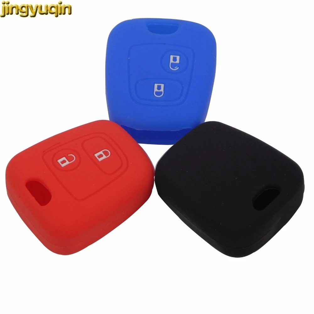 Jingyuqin 30 шт. силиконовый чехол для ключей от машины крышка Citroen C1 C2 C3 Pluriel C4 C5 C8 Xsara
