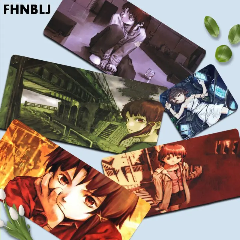 

Serial Experiments Lain Anime 2021 New Office Mice Gamer Soft Mouse Pad Size for Deak Mat for overwatch/cs go/world of warcraft