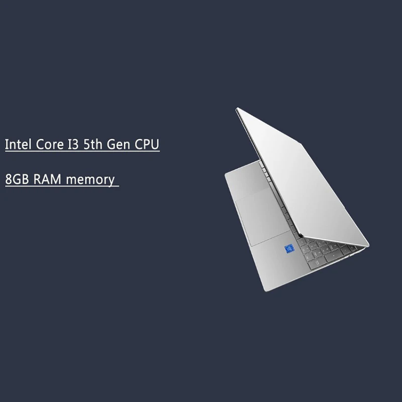 Ноутбук с диагональю 15,6 дюймов, 8 ГБ ОЗУ, SSD, для Intel Core I3 5005U, компьютер, 1920x1080 P, FHD, ips экран, игровой ноутбук, штепсельная вилка стандарта США и штепсельная вилка стандарта ЕС