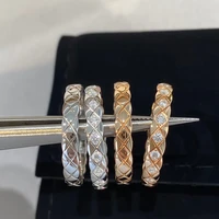 diwenfu real s925 sterling silver fl diamond ring for women solid 14k rose gold color bizuteria anillos de diamond jewelry men