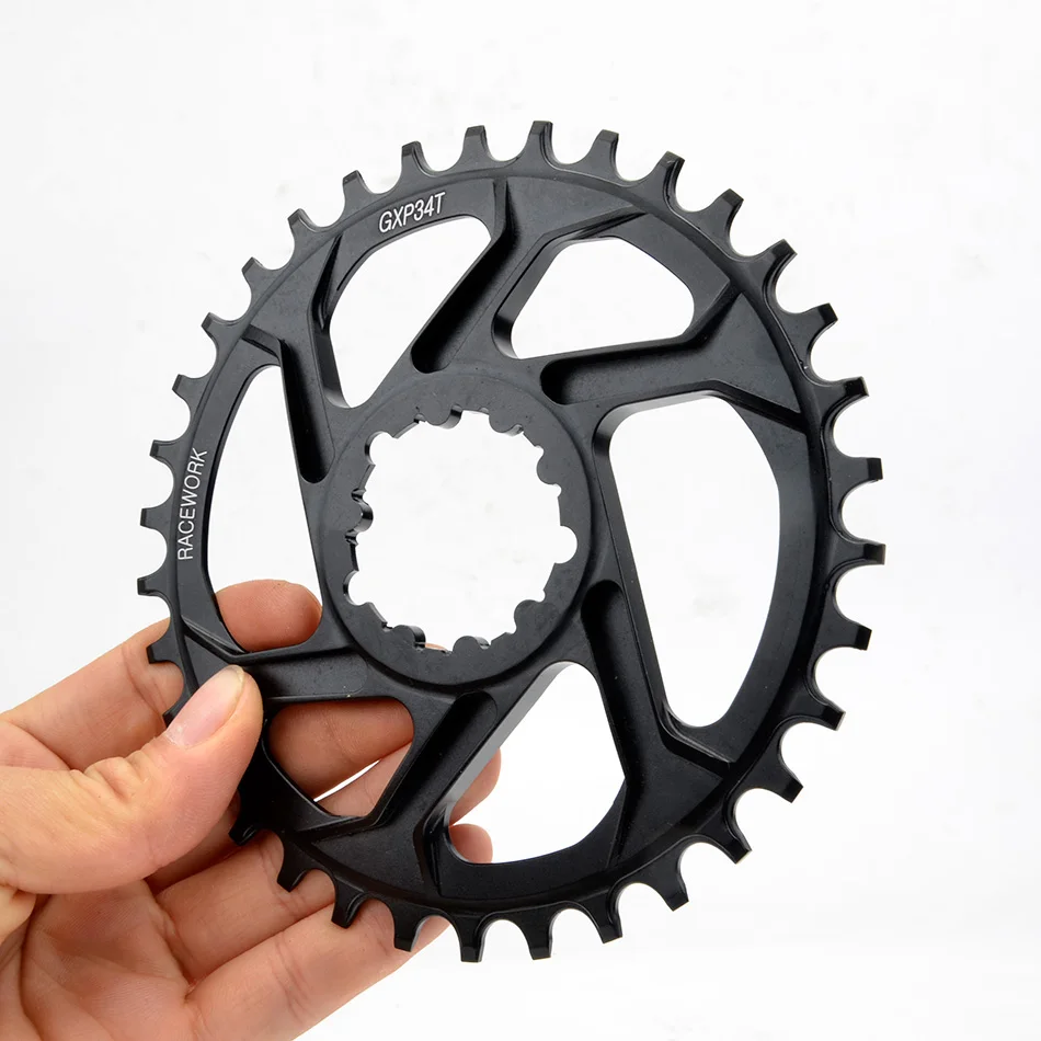 Freies deliv RACEWORK Fahrrad Kettenblatt 32 34 36 38t Engen Breite Fahrrad Kettenblatt Pelz GXP XX1 XO CNC AL7075 kurbelFahrrad