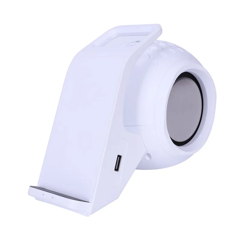 Bluetooth колонка 10 Вт с функцией быстрой беспроводной зарядки и вентилятором