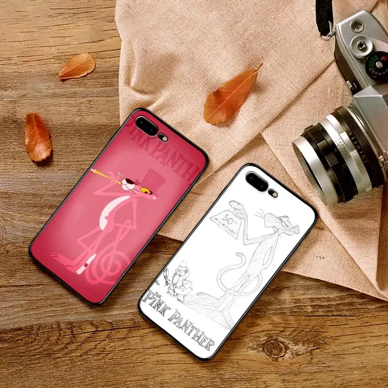 Чехлы для samsung A70 50 40 30 20 10 60 6 Plus Розовая пантера A7 A8 A9Soft на заднюю панель телефона