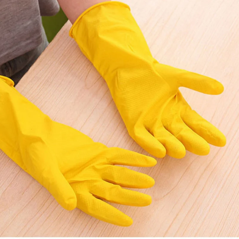 Прочные бытовые перчатки водонепроницаемые противоскользящие износостойкие