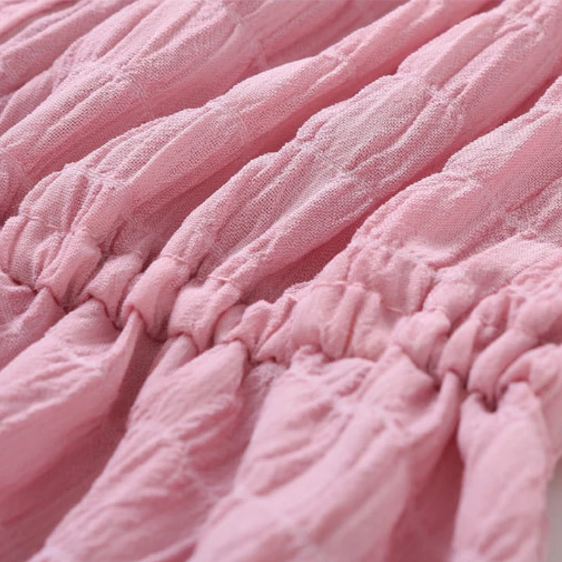 

Kids Clothes Solid Short Sleeve Shoulderless Girls Dress Sweet Children Dress Toddler Girl Clothes Kids Dresses