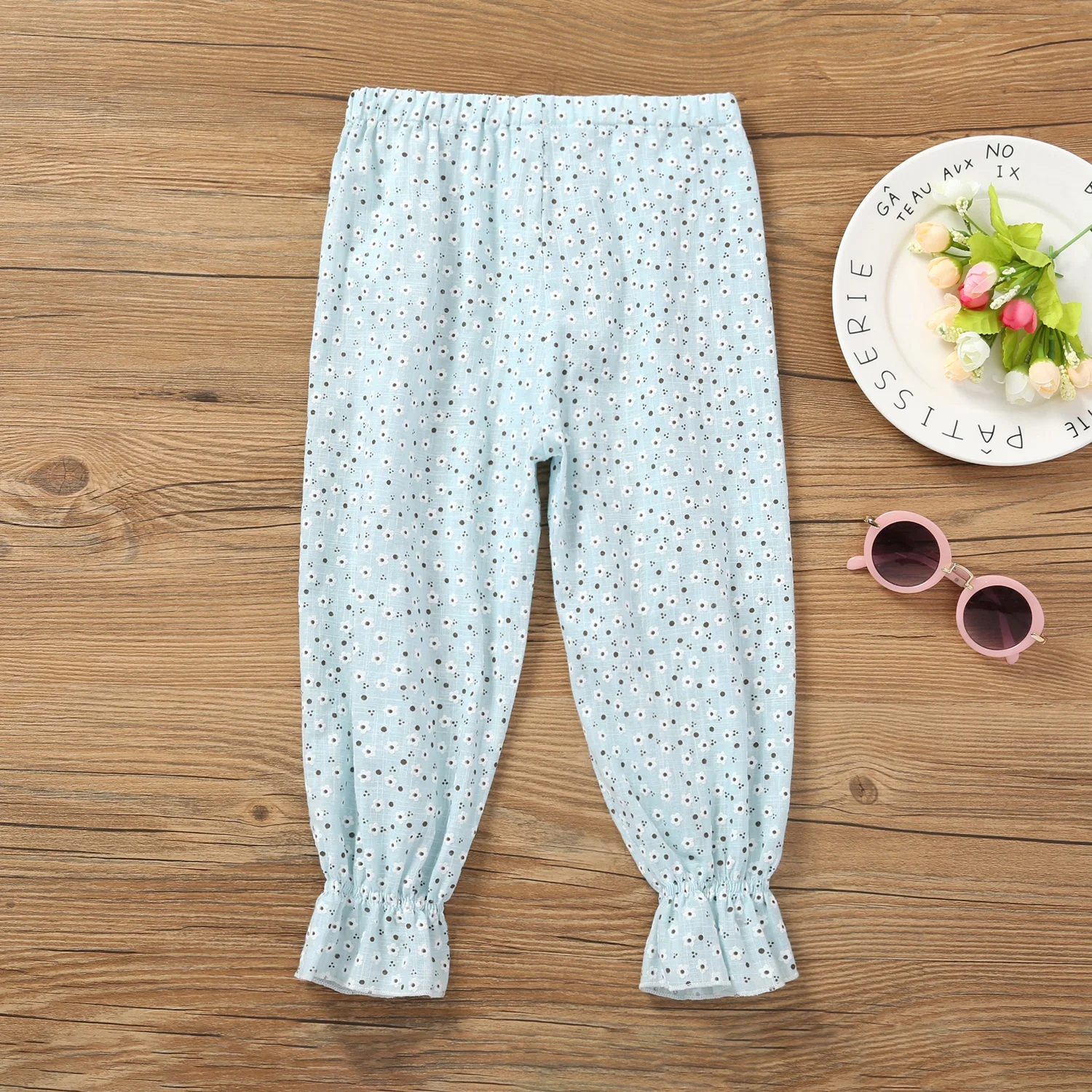 Новинка 2020 детская одежда штаны для маленьких девочек хлопковые Повседневные