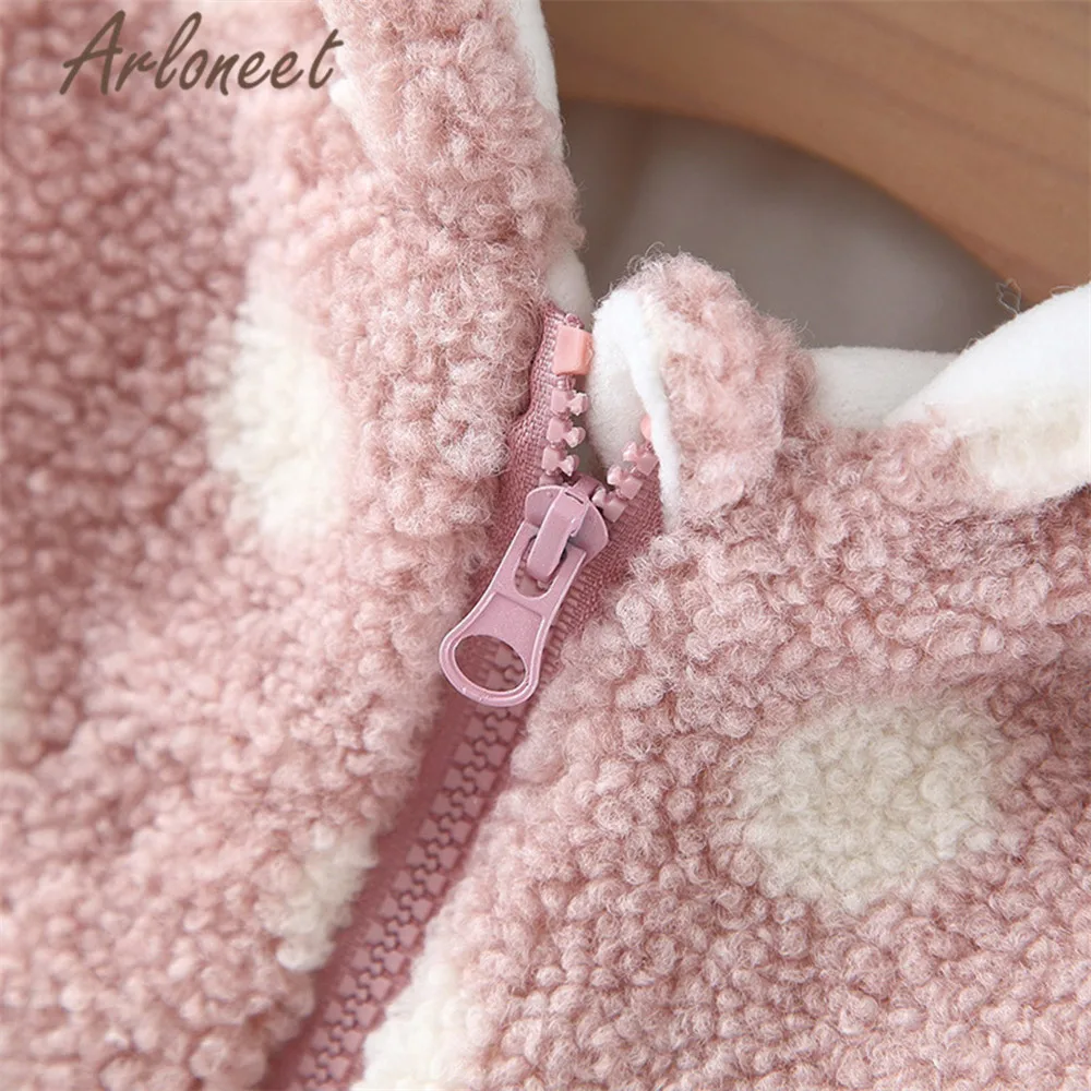 Детское пальто ARLONEET теплая зимняя плотная куртка для девочек верхняя одежда с