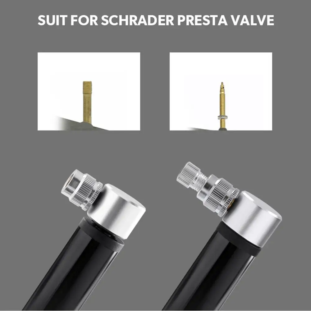 Мини-воздушный насос из алюминиевого сплава портативный ручной велосипедный для