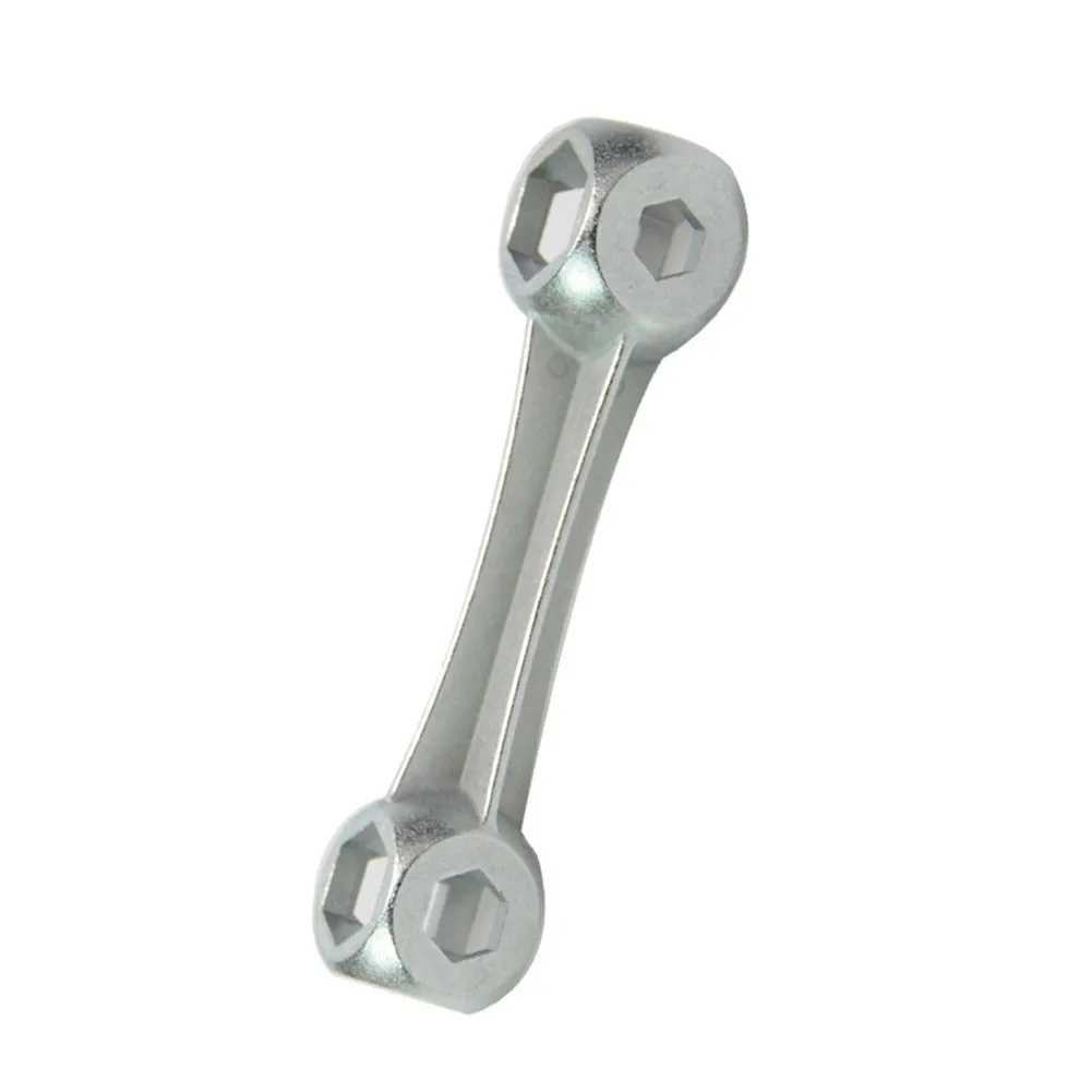 

10 In 1 Bike Cycle Spanner Traditional Dumbell Maintenance Tools 10 In 1 Cycle Spanner Metric 6-15mm Cycling Spanner Multi Tools
