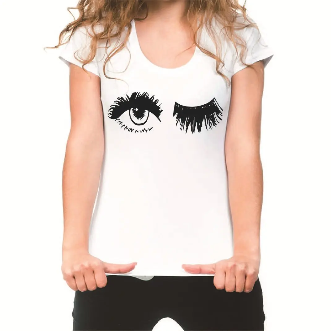 Женская свободная футболка Vogue с коротким рукавом и круглым вырезом принтом