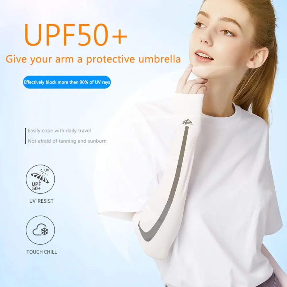 

New Cycling Sports Running Sunscreen Protection Summer Ice Fabric Arm Sleeves