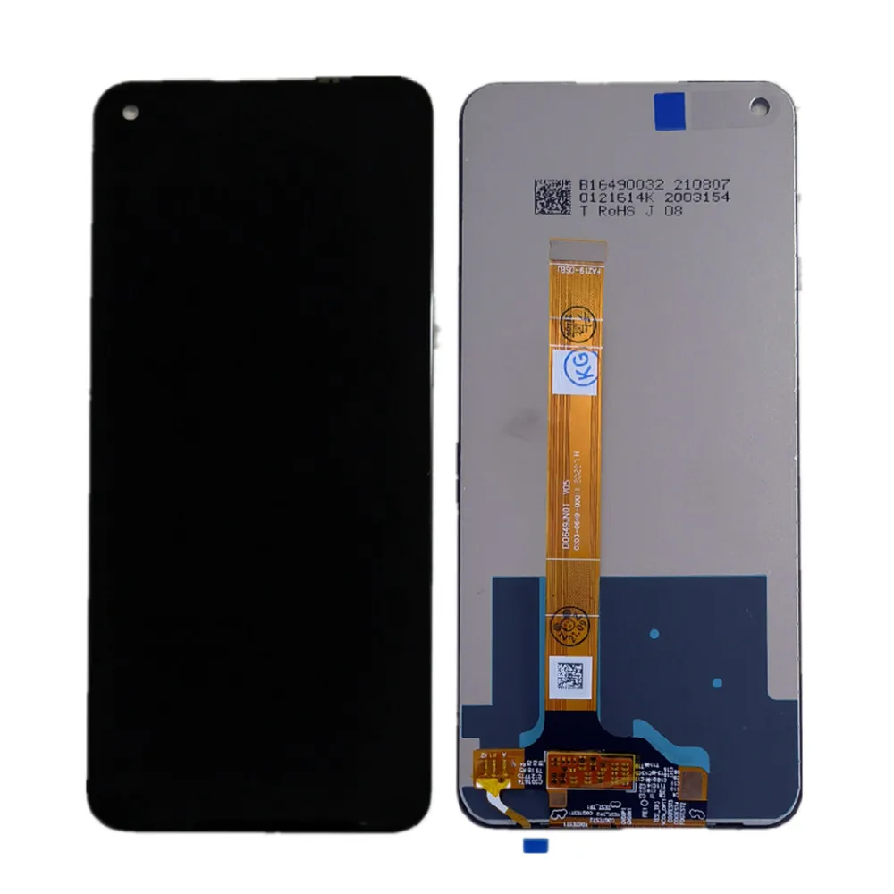 6 5 for realme 7 rmx2155 lcd display screen touch panel digitizer for realme 7 5g rmx2111 lcd screen with frame replacement free global shipping