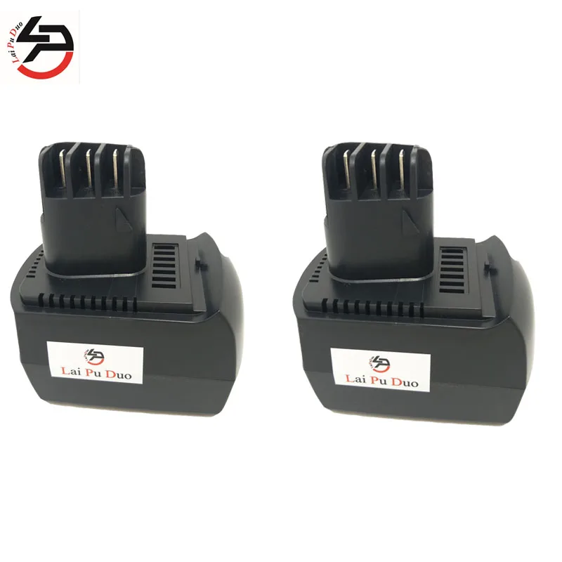 2шт 12В 2,0Ач Ni-cd Заменяющие батареи для инструмента METABO 6.02151.50 BZ12SP BZ 12 SP SSP ULA9.6-18
