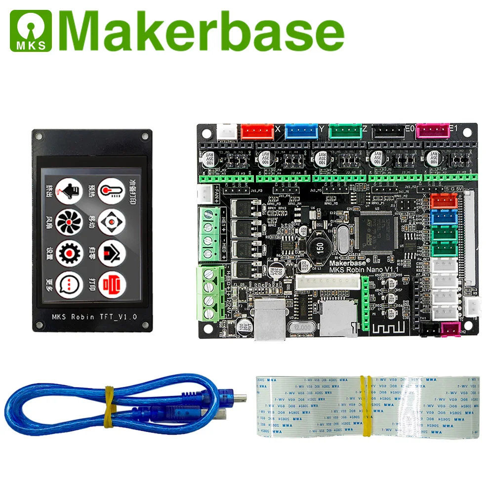 STM32 MKS Robin Nano материнская плата 2 4 8 3 дюймов сенсорный экран дисплей аппаратное