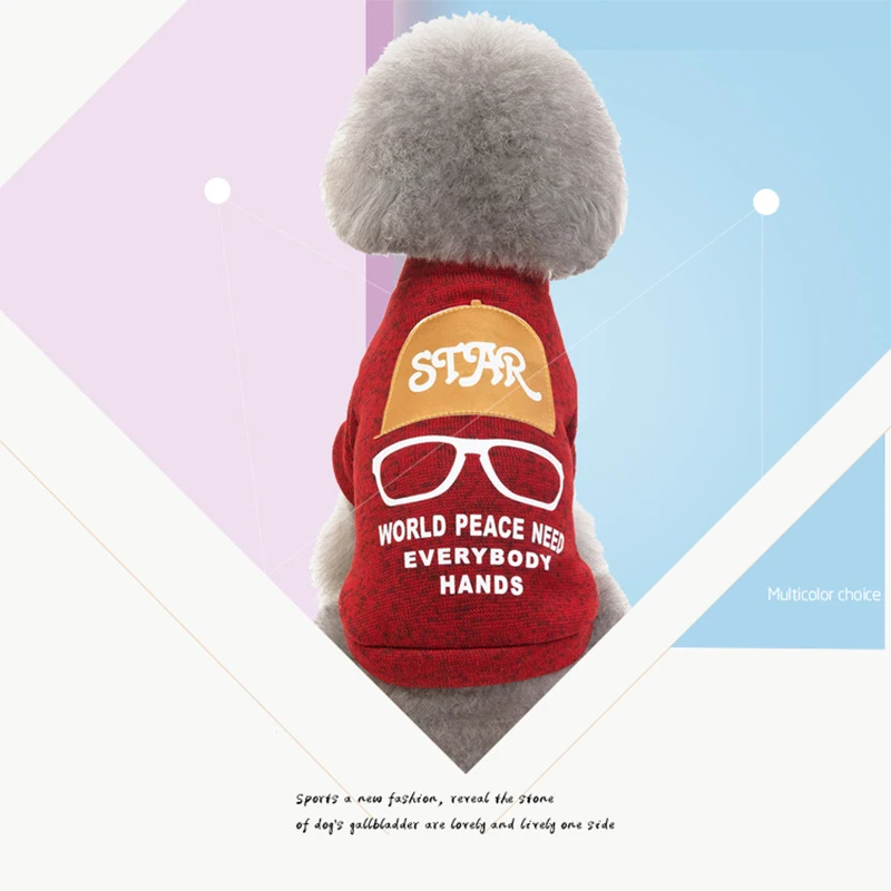 

Вязаный свитер для собак, одежда для кошек и щенков, теплая одежда для кошек, чихуахуа, Йорк, зимняя одежда, костюм, пальто, жилет, куртка, одеж...