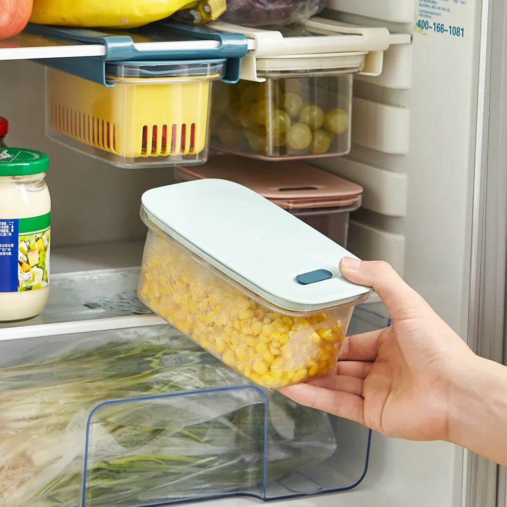 

Refrigerator storage box, green onion box, green onion storage box, refrigerator storage box dish rack
