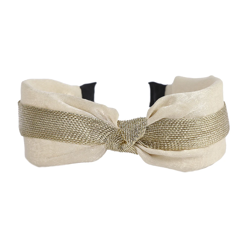 Женский обруч для волос AWAYTR кружевной с жемчугом и узлом Новый головной убор| |