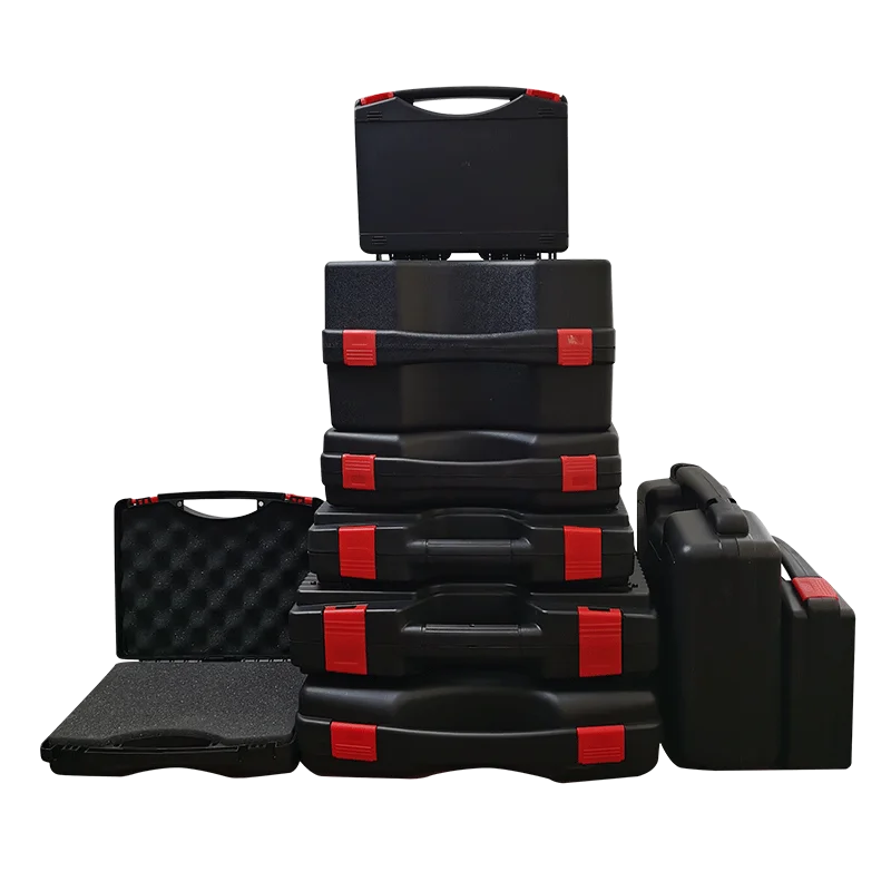 

Outdoor Portable Plastic Toolbox Equipment Instrument case Impact resistant Safety Tool box with Pre-cut sponge