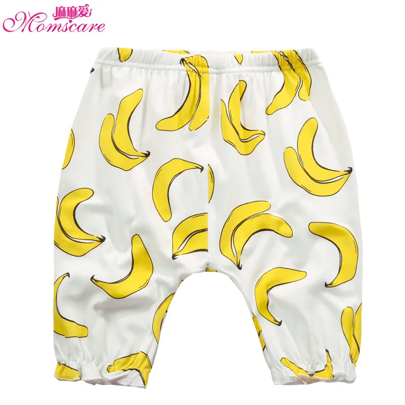 Pantalones de algod&oacute;n 100% para beb&eacute;s, ropa informal para ni&ntilde;os y ni&ntilde;as, con aire acondicionado, secci&oacute;n delgada, para verano-3