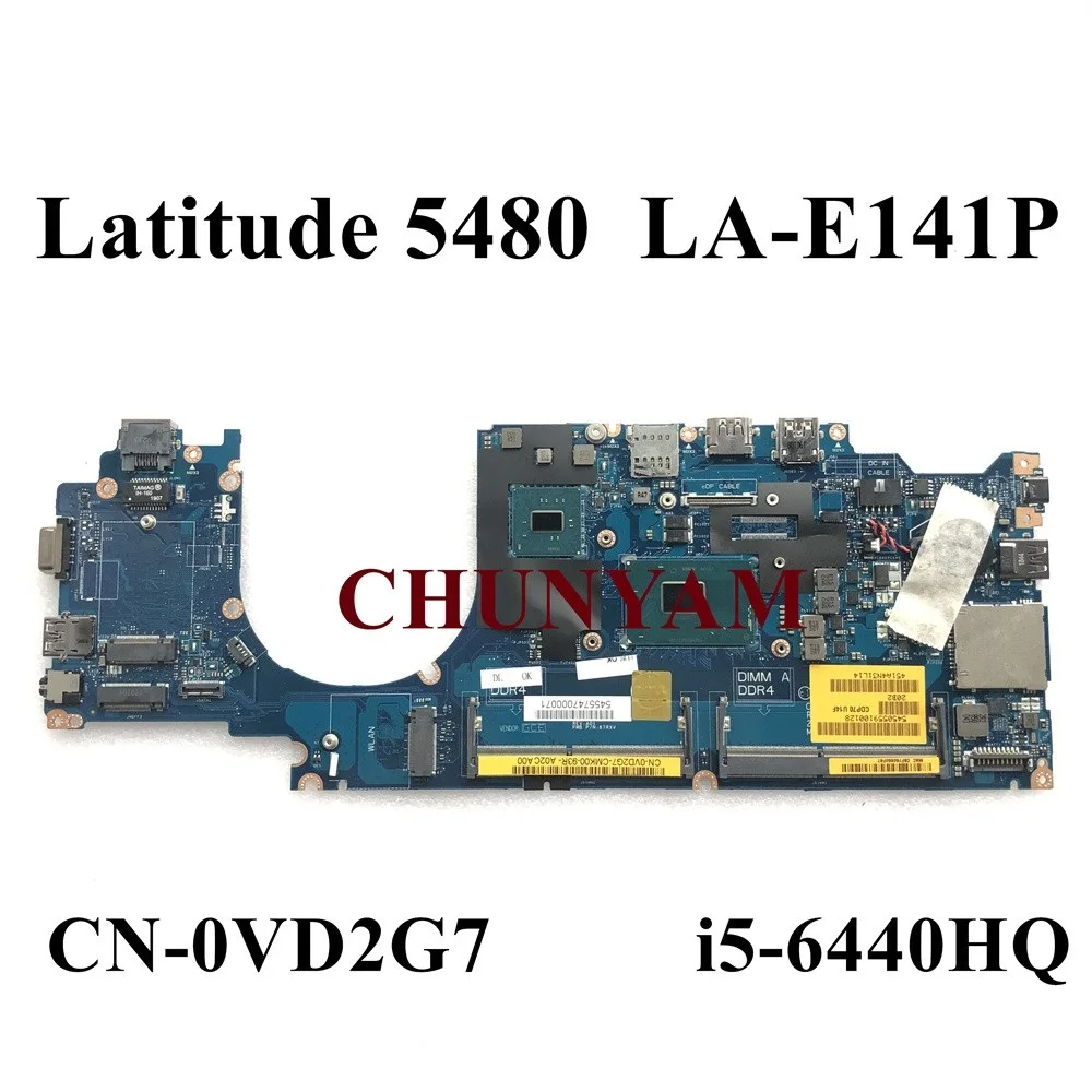 Новая модель телефона для ноутбука dell Latitude 14 5480 E5480 материнская плата VD2G7