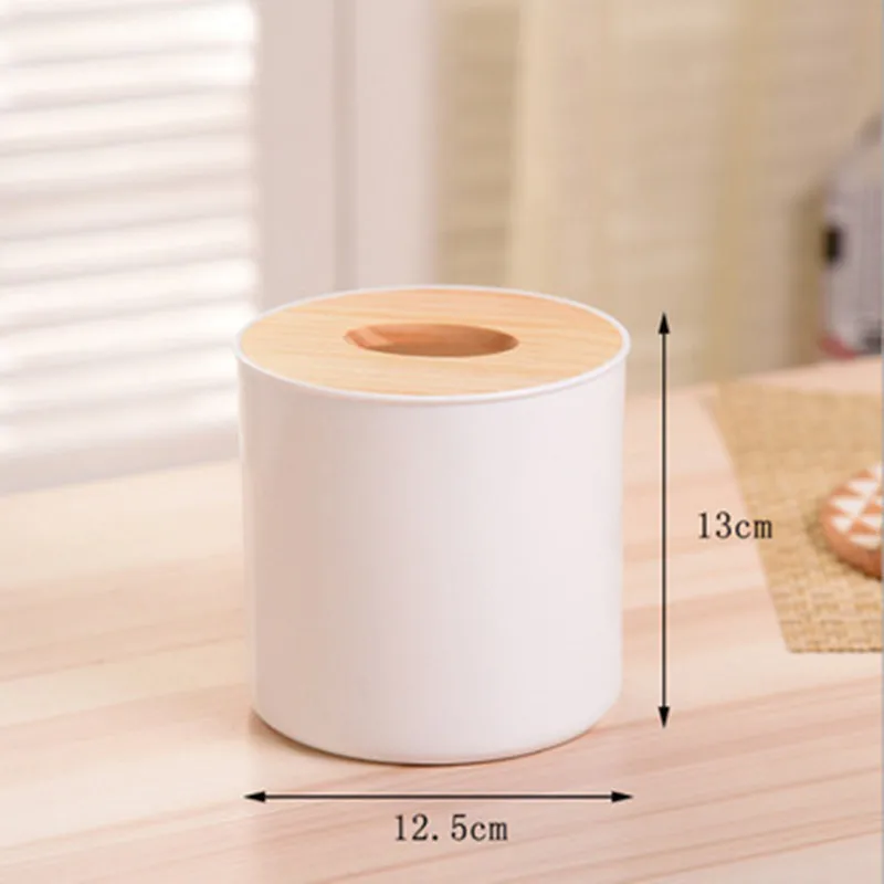 Пластиковая коробка для салфеток поднос современный деревянный бумажный чехол с