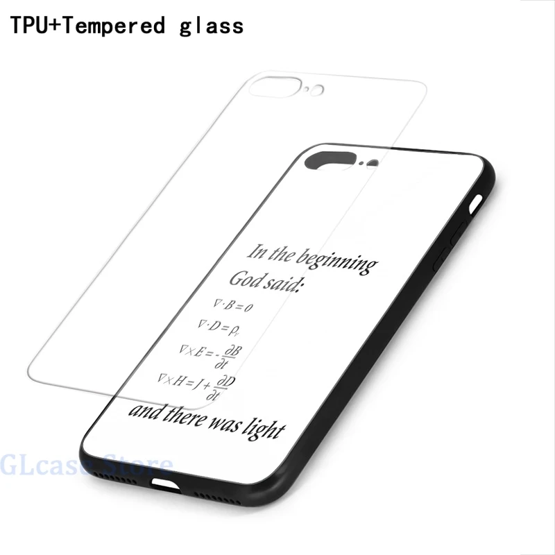 Бог сказал уравнений Максвелла чехол для телефона iPhone 12 Pro 11 X XR XS Max 8 7 6 6s Plus 5s