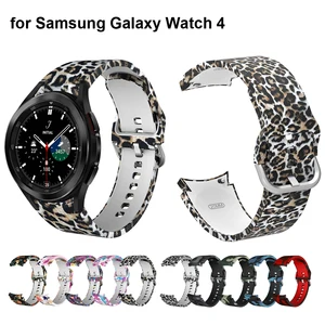 Strap for Samsung Galaxy Watch 4 Classic 46mm 42mm Smartwatch Printed Pattern Bracelet Galaxy Watch 4 44mm 40mm Watch Band
