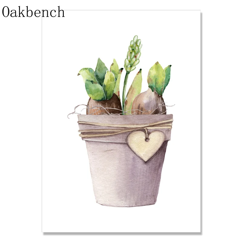 Растение скандинавские плакаты тюльпан цветок постер Декор настенное искусство