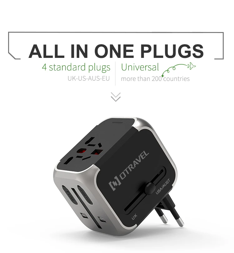 Плаги пробка Универсальный дорожный переходник двойной usb-разъем, зарядное устройство power UK US EU австралийская вилка Эл