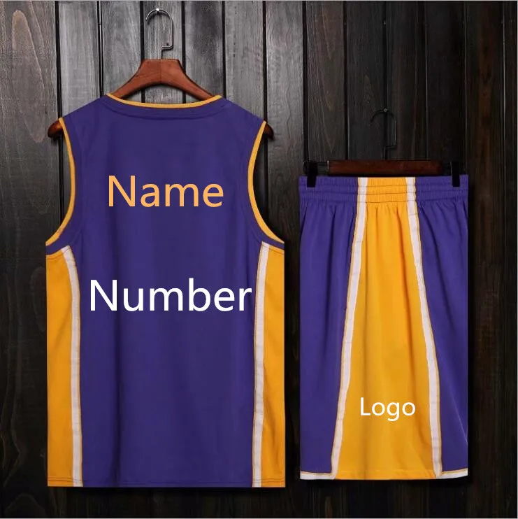 Пользовательское имя и номер Новый сезон Баскетбол Джерси для взрослых детей