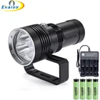 2021 Новый профессиональный погружения светильник 3 * XHP70.2 светодиодный Водонепроницаемый 4x18650 подводный 200 м Дайвинг фонарик тактического заполняющего светильник фонарь