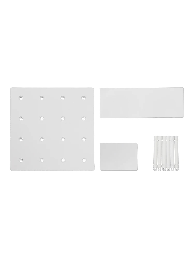 

Office Free Perforation Wall Shelf Bedroom Wall-mounted Hole Plate Storage Container Parlor Storage Rack Sundries Organizer