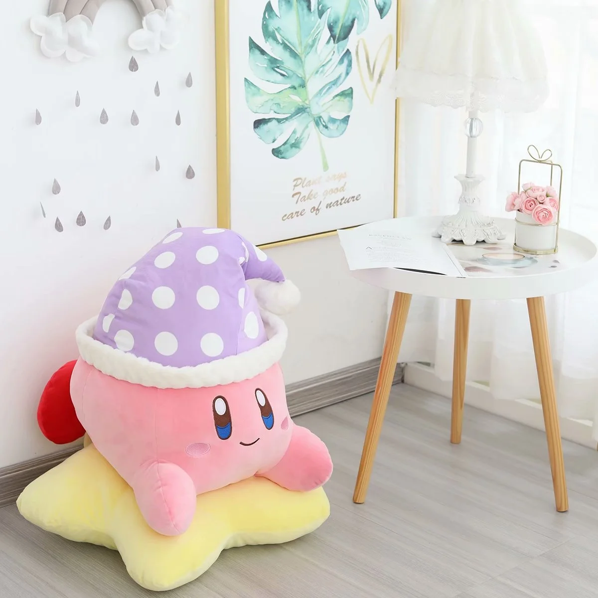 Lovely Japanese Game Peripheral Plush Toys Kirbies Stuffed Toy Sofa Cushion Kawaii Pillow Doll Gift Present For Kid Girl | Игрушки и