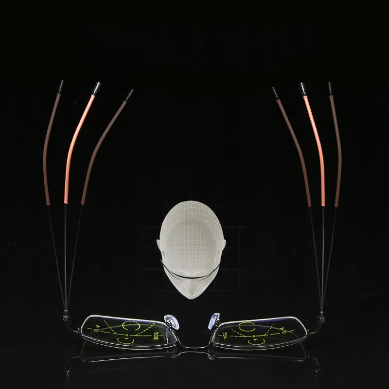 IBOODE Anti-blue reading glasses male intelligent zoom progressive multi-focus far and near dual-use women |
