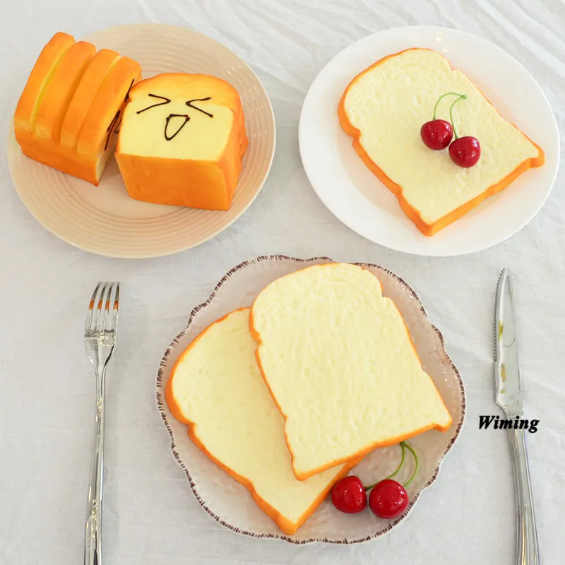 Муляж пищевых продуктов нож для хлеба модель моделирования кухня торт магазин Кондитерская Декор искусственный хлеб тост фотографии реквизит