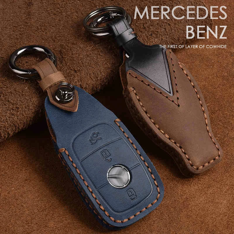 Чехол для автомобильного ключа из натуральной кожи чехол держатель Сумка с