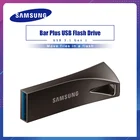 USB флеш-накопитель SAMSUNG 3,1, 32 ГБ, 64 ГБ, sdxc, 128 ГБ, 256 ГБ, USB 300, до, МБс. BAR PLUS, серебристыйсерый флеш-накопитель