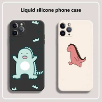 creative cute dinosaur phone case for iphone 13 12 11 mini pro xs max xr 8 7 6 6s plus x 5s se 2020