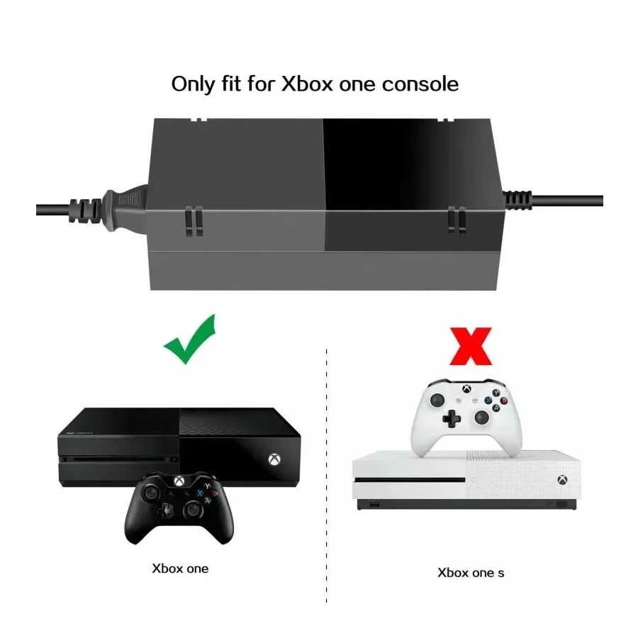 Cargador de fuente de alimentaci&oacute;n de uso duradero profesional, adaptador de CA, Cable de fuente de alimentaci&oacute;n para Xbox One, novedad de 2021, venta al por mayor-5