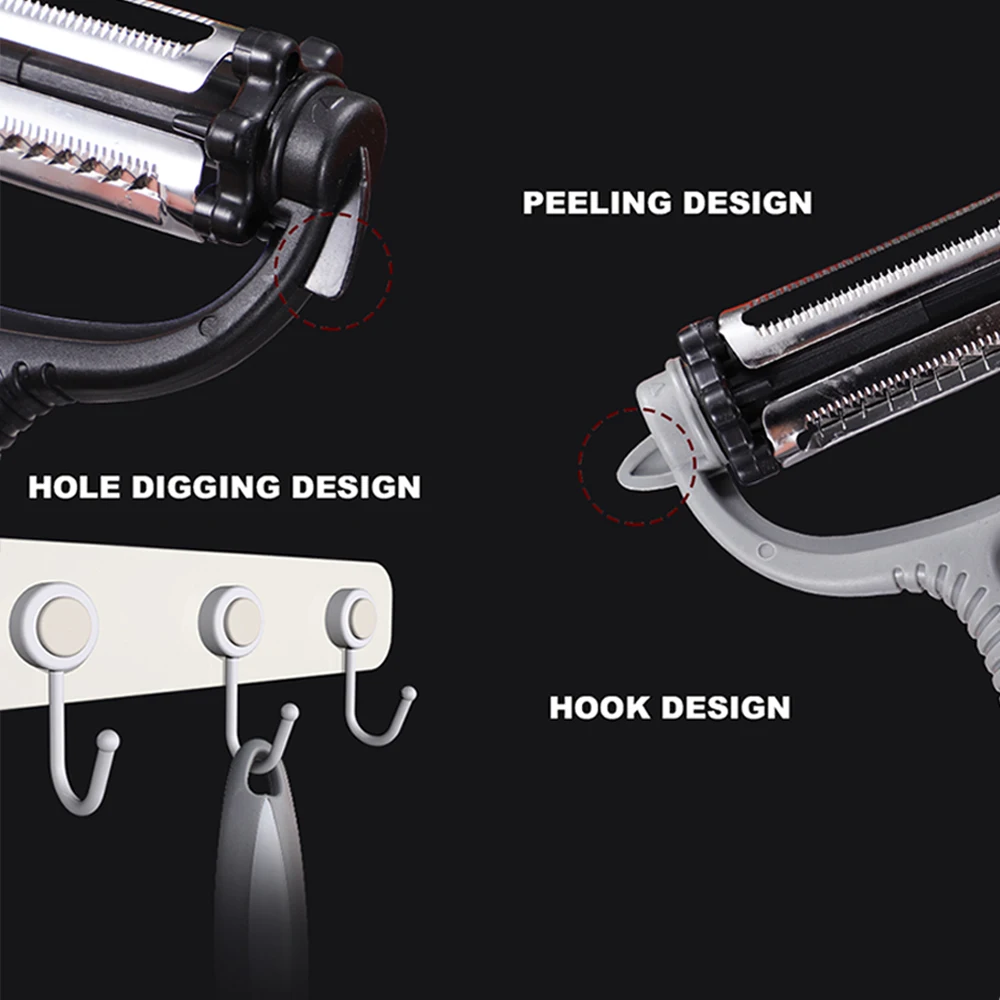 Многофункциональный вращающийся кухонный инструмент 360 градусов овощерезка