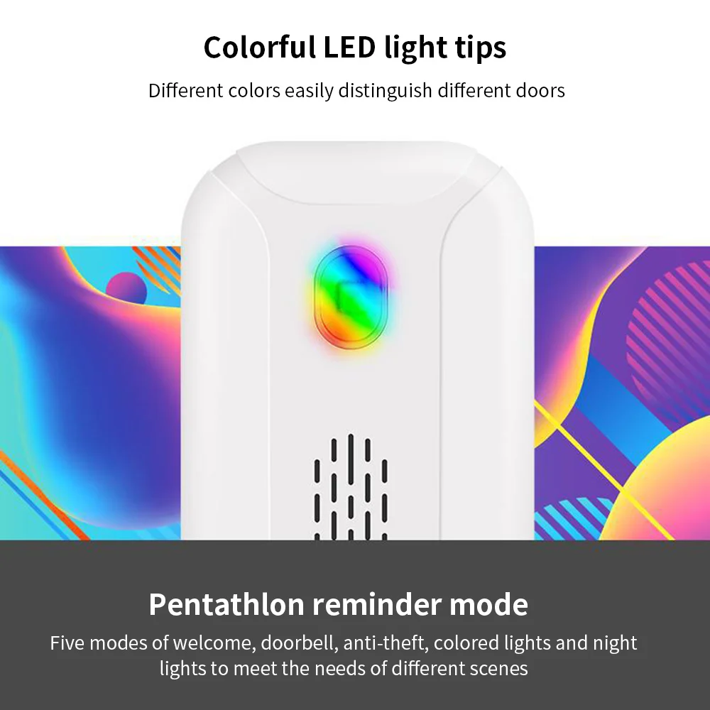 Беспроводной дверной звонок для дома умный с дистанционным управлением на 280 м