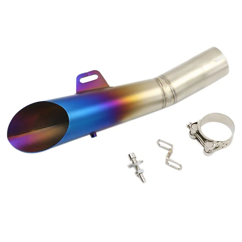 A8 Exhaust Muffler Универсальный 51 мм мотоциклетная выхлопная труба Akrapovic с глушителем мото велосипедный горшок Escape для Yamaha Honda KTM Kawasaki Ducati Slip-on - Color: A8 Exhaust Muffler